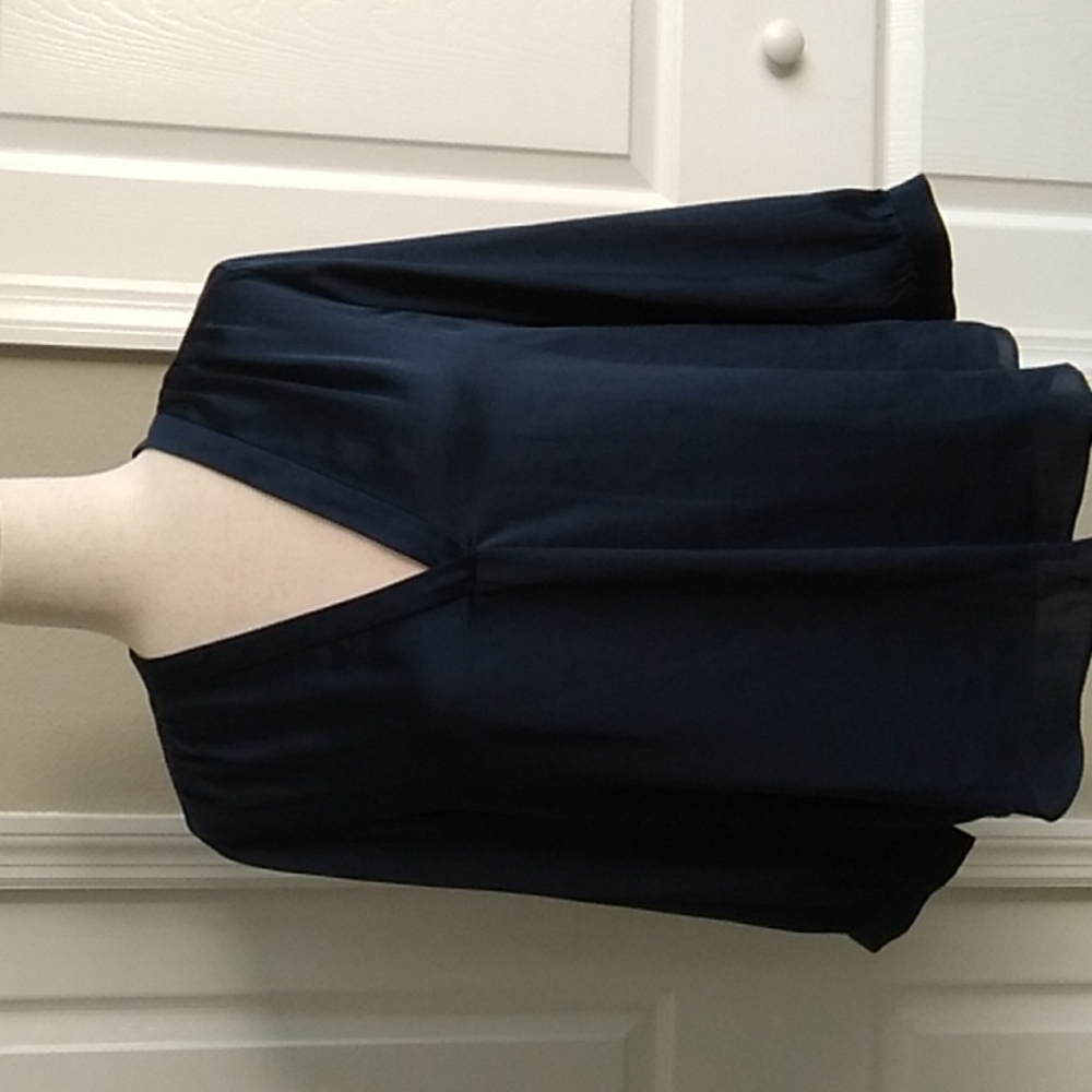 NWT Vince Camuto 3/4 Sleeve Rumple  Blouse